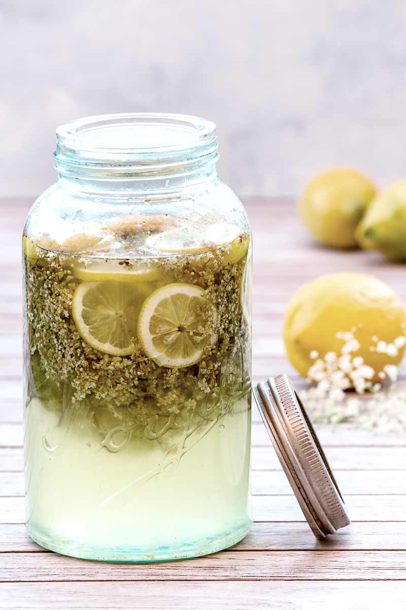 Toller Holler: Ansatz Holunderblütensirup