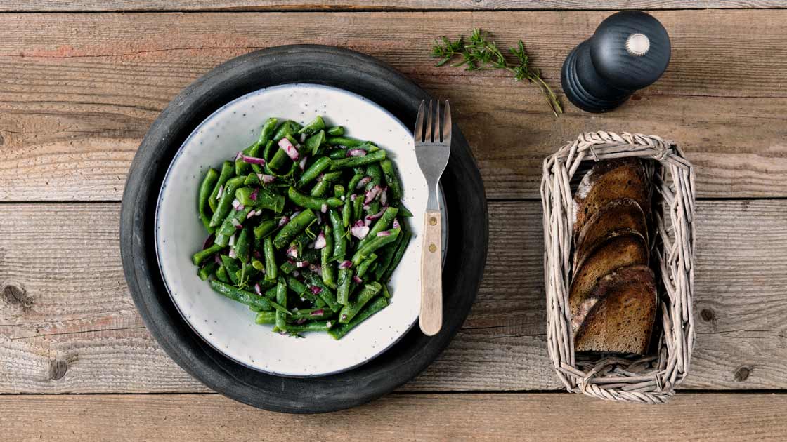 Grüne-Bohnen-Salat | schnell & einfach zubereitet | Rezept