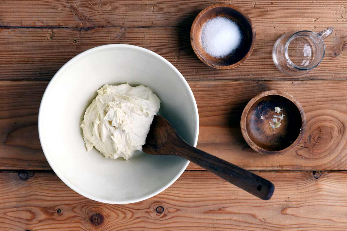 Der Strudelteig vor dem Ruhen