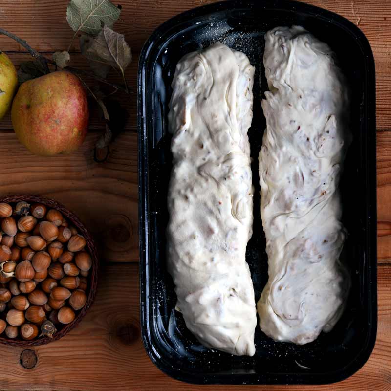 Die beiden Strudel vor dem Backen