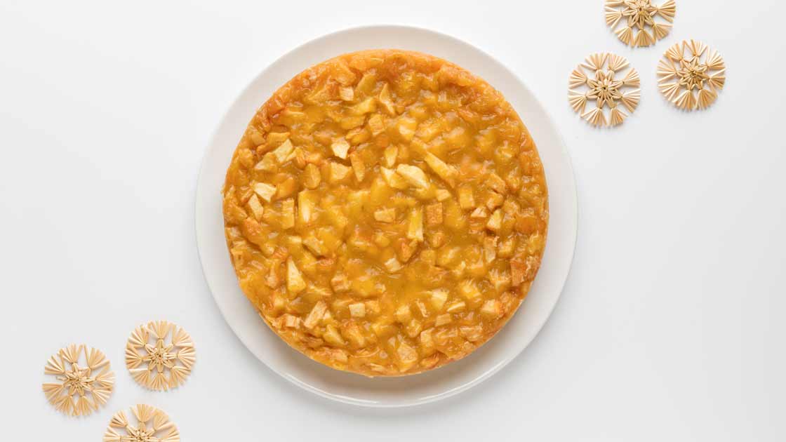 Weihnachtliche Apfeltorte mit Lageräpfeln – Schwedische Klassiker saftig & festlich
