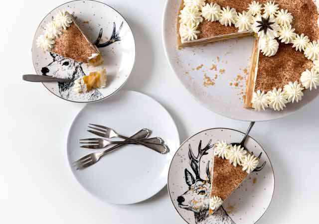 Weihnachtliche schwedische Apfeltorte | Verwertung Lageräpfel
