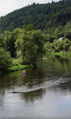 Video: Kanufahren auf der Naab