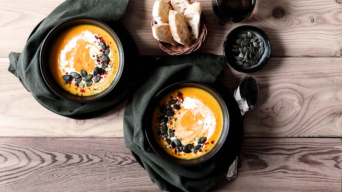 Fruchtige Kürbis-Apfel-Suppe