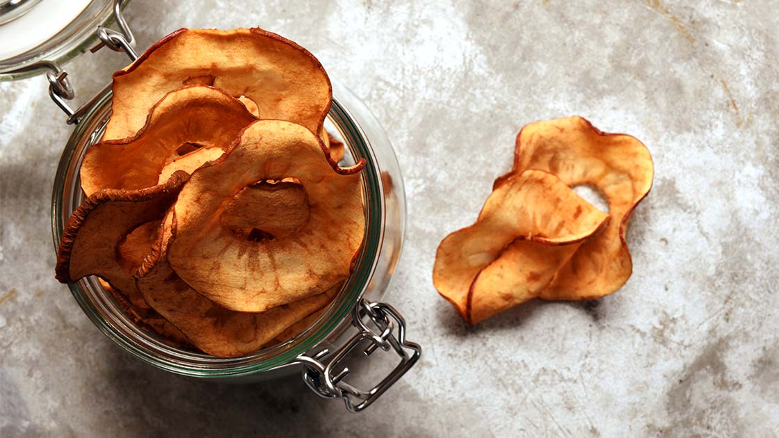 Getrocknete Apfelringe  – luftdicht gelagert für bis zu 1 Jahr