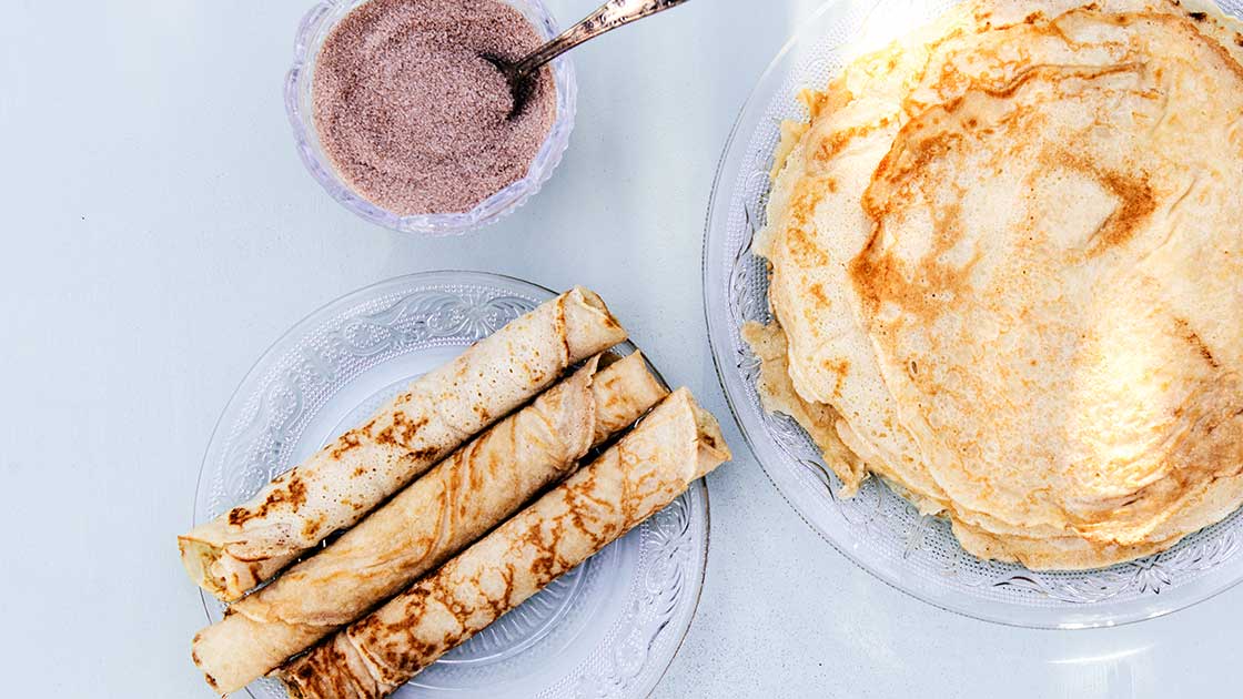 Pfannkuchenteig selber machen — Grundrezept mit 5 Zutaten