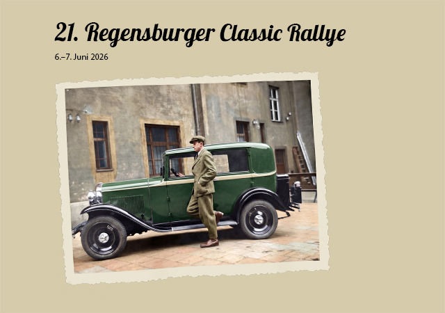 Regensburger Classic Rallye wieder durch die Oberpfalz