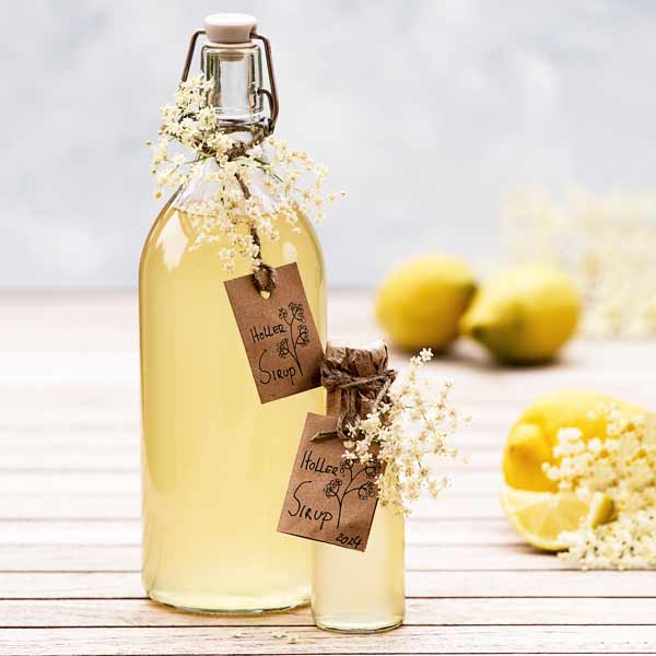 DIY Holunderblütensirup