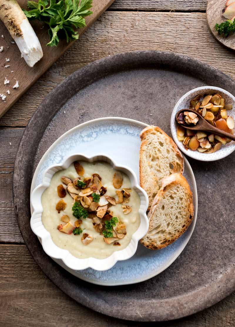 Meerrettich-Pastinaken-Suppe